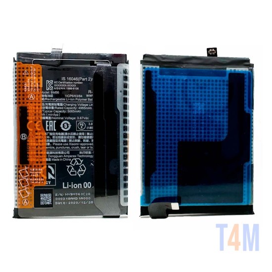 BATERIA XIAOMI REDMI K40 5G BM56 4965MAH